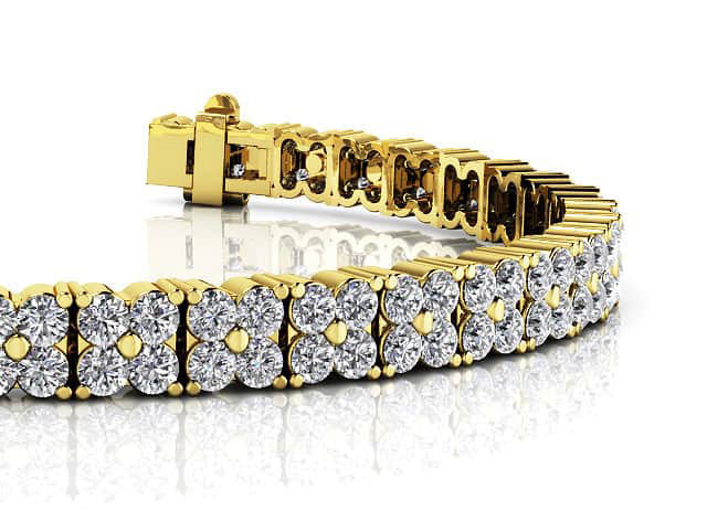 Elara Diamond Bracelet - Yellow Gold