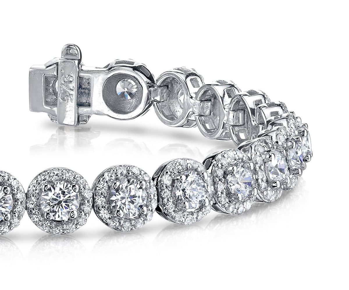Ava Diamond Bracelet - White Gold