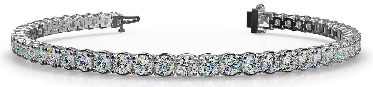 Luna Diamond Bracelet - White Gold