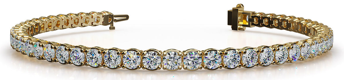 Luna Diamond Bracelet - Yellow Gold