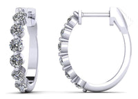 Talia Diamond Earrings - White Gold