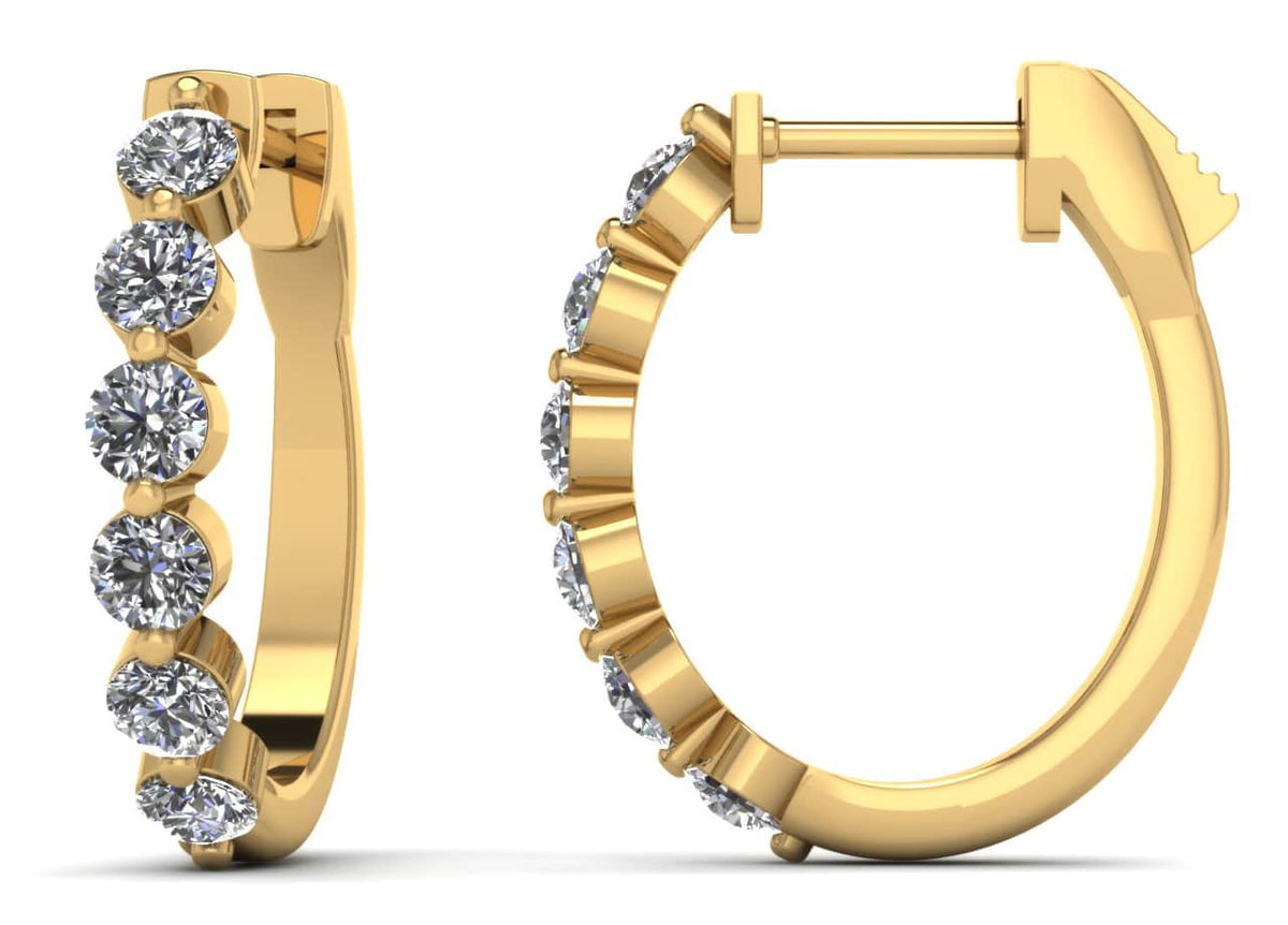 Talia Diamond Earrings - Yellow Gold