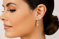 Dahlia Diamond Earrings - Lifestyle 2