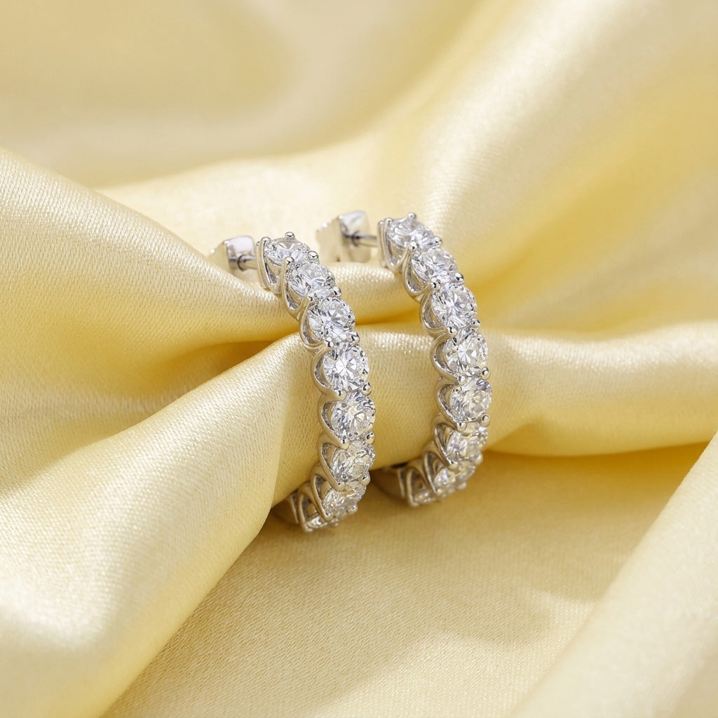 Freya Diamond Earrings - Lifestyle 1