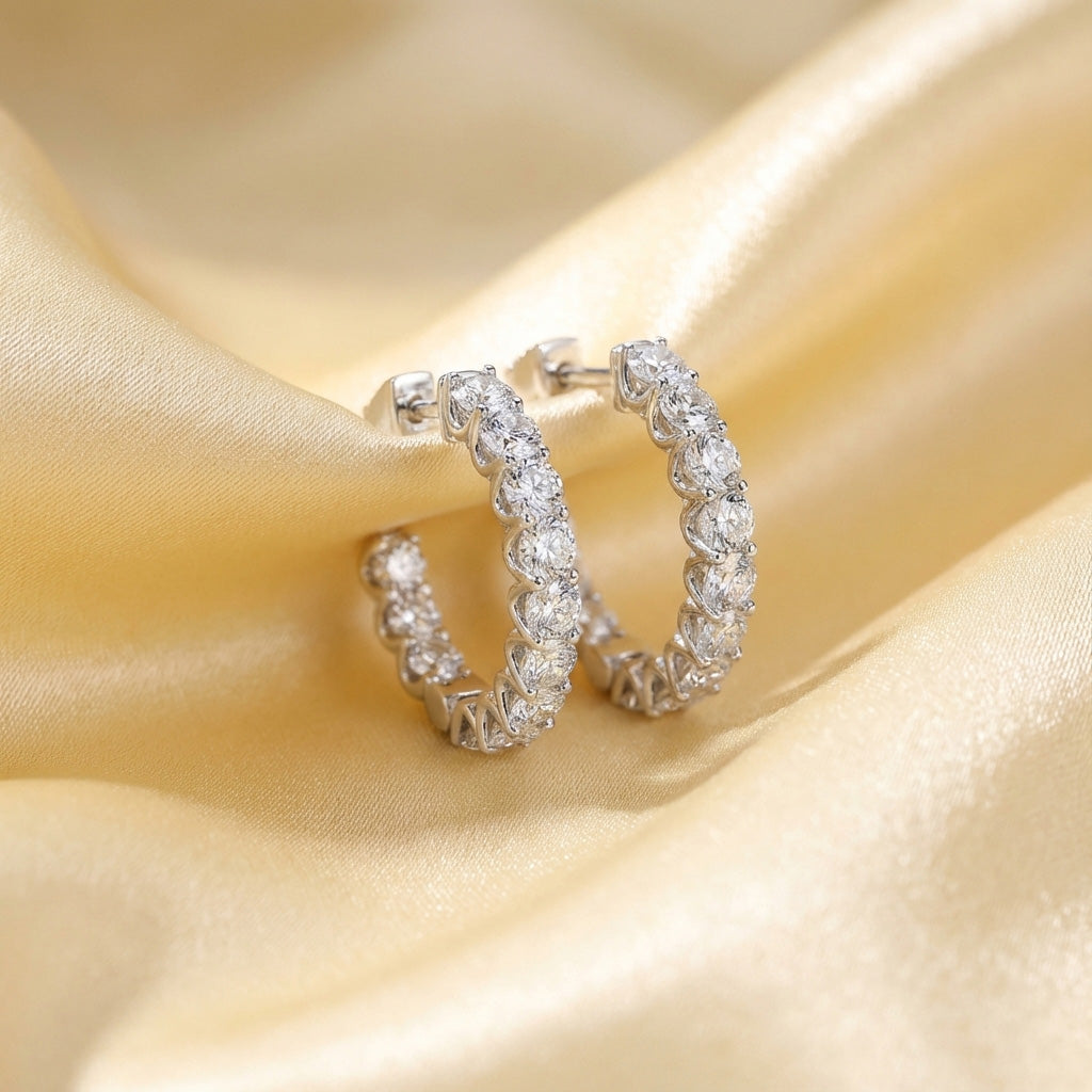 Freya Diamond Earrings - Lifestyle 2