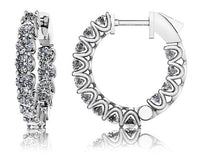 Freya Diamond Earrings - White Gold