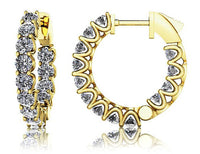 Freya Diamond Earrings - Yellow Gold