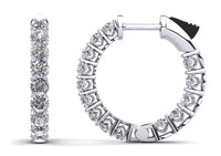 Nina Diamond Earrings - White Gold