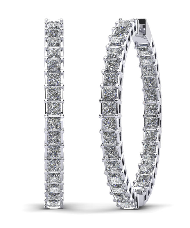 Nova Diamond Earrings - White Gold
