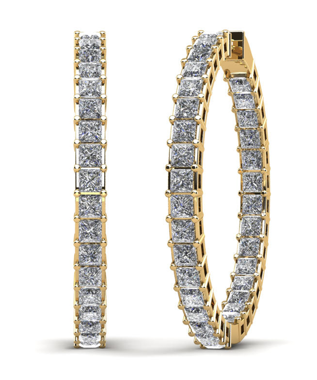 Nova Diamond Earrings - Yellow Gold
