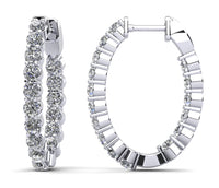 Kaia Diamond Earrings - White Gold