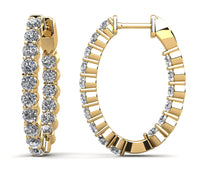 Kaia Diamond Earrings - Yellow Gold