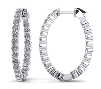 Amara Diamond Earrings - White Gold