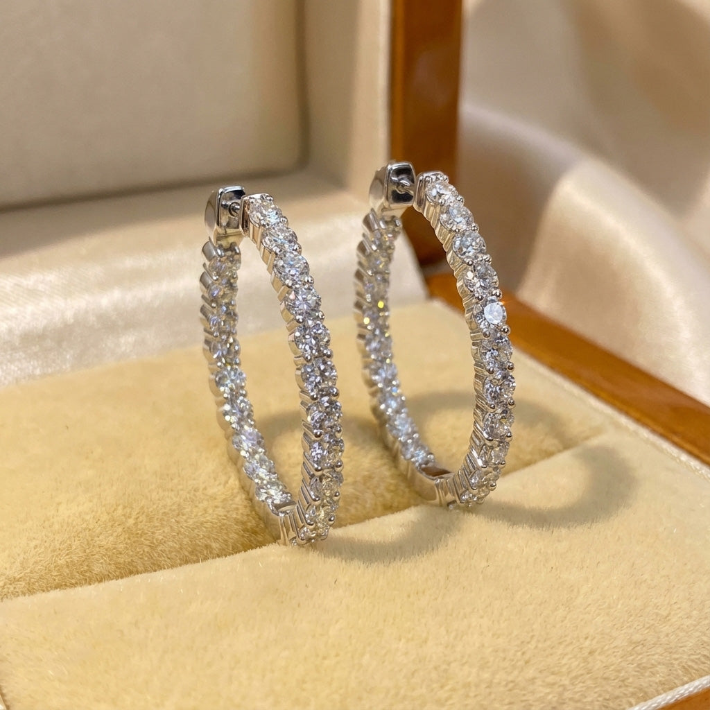 Amara Diamond Earrings - Lifestyle 1