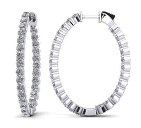 Elara Diamond Earrings - White Gold