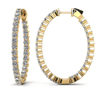 Elara Diamond Earrings - Yellow Gold