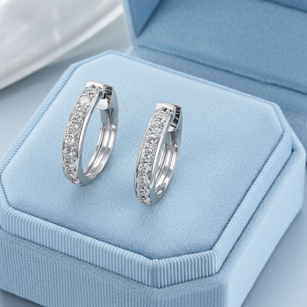 Amara Diamond Earrings - Lifestyle 1