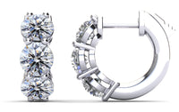 Lyra Diamond Earrings - White Gold