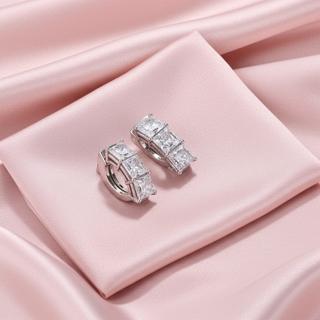 Zara Diamond Earrings - Lifestyle 1
