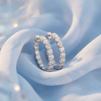 Lyra Diamond Earrings - Lifestyle 1
