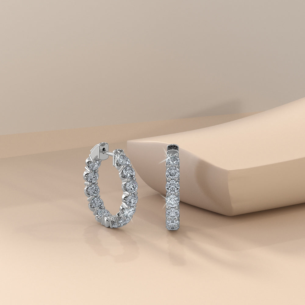 Lyra Diamond Earrings - Lifestyle 2