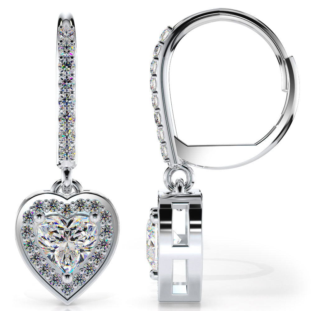 Talia Diamond Earrings - White Gold