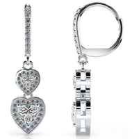 Rhea Diamond Earrings - White Gold