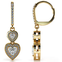 Rhea Diamond Earrings - Yellow Gold