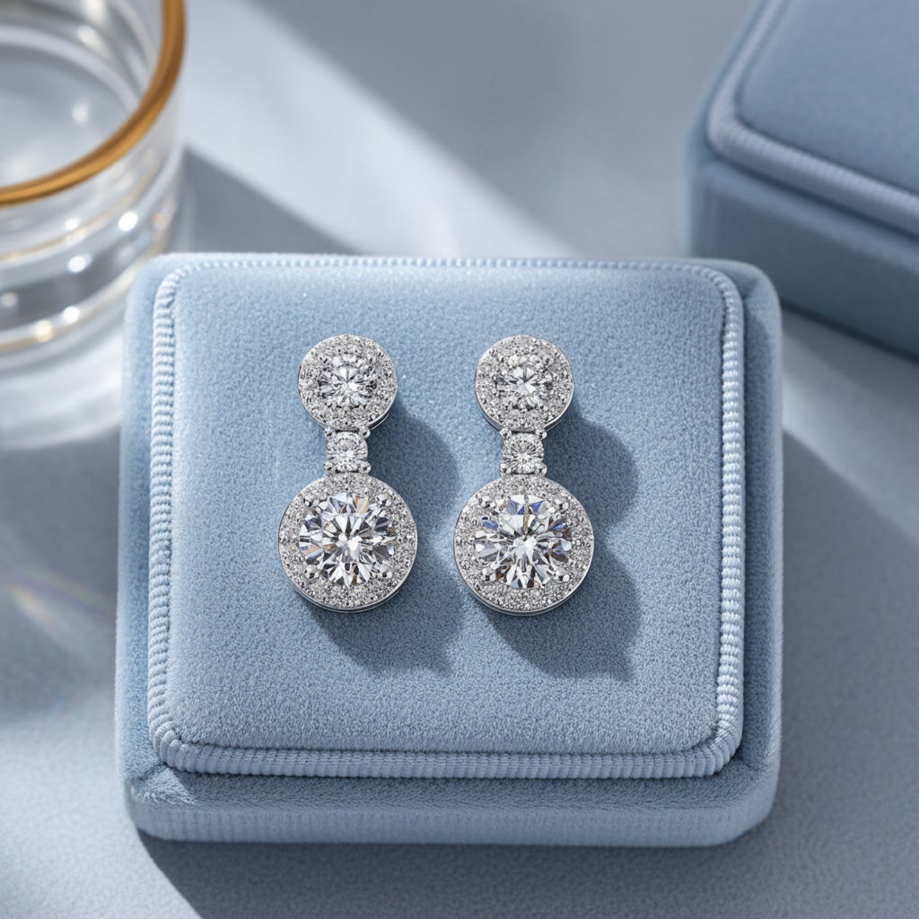 Amara Diamond Earrings - Lifestyle 1