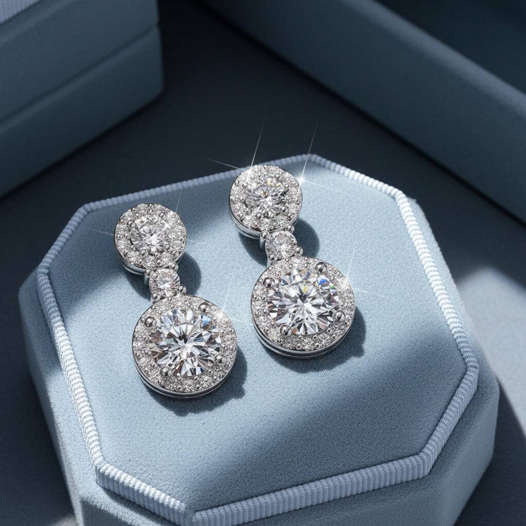 Amara Diamond Earrings - Lifestyle 2