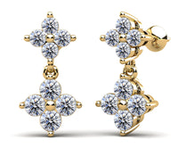 Freya Diamond Earrings - Yellow Gold