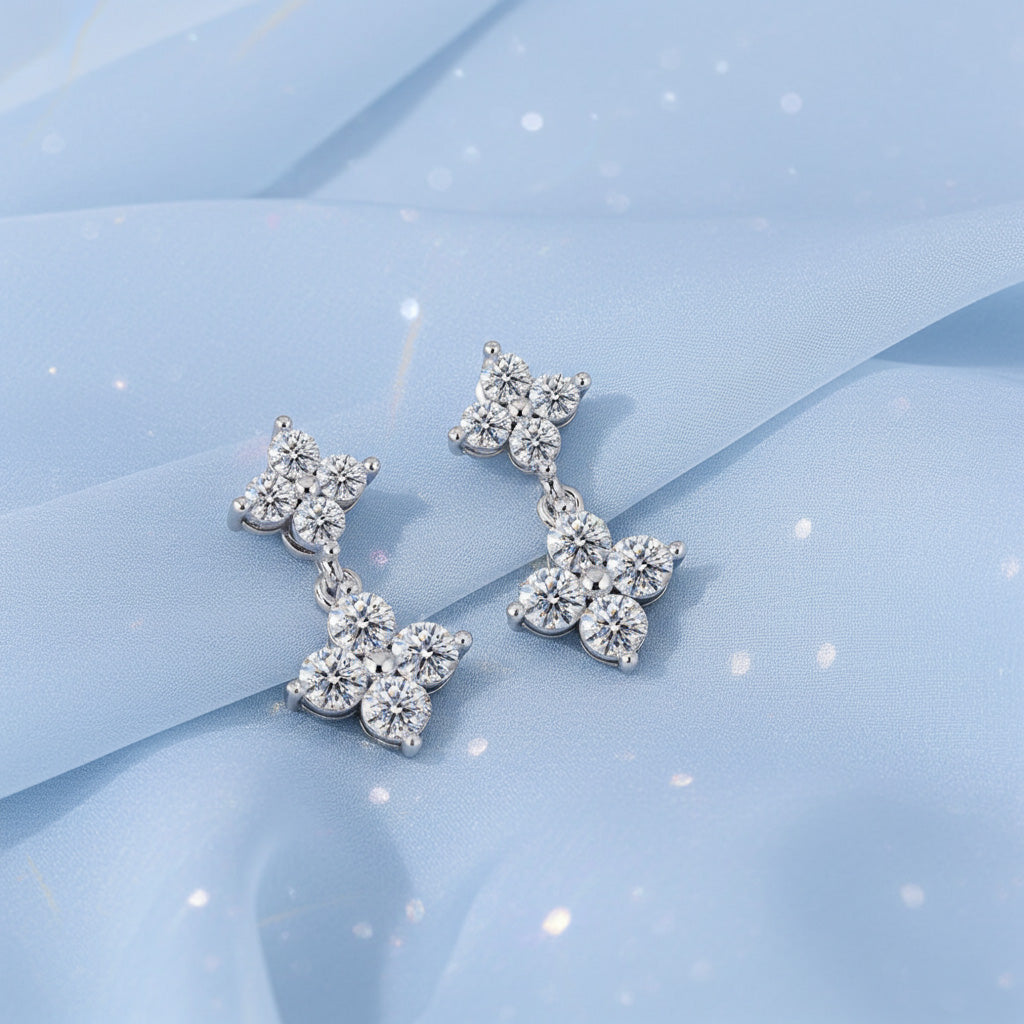 Freya Diamond Earrings - Lifestyle 1