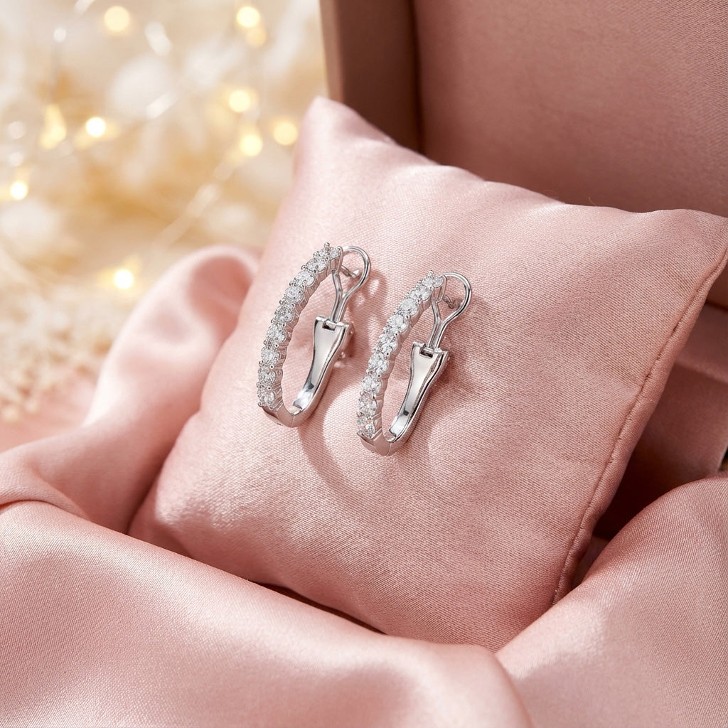 Noor Diamond Earrings - Lifestyle 1