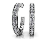 Zara Diamond Earrings - White Gold