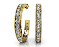 Zara Diamond Earrings - Yellow Gold