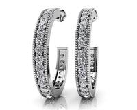 Nina Diamond Earrings - White Gold