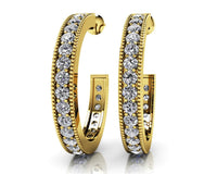 Nina Diamond Earrings - Yellow Gold