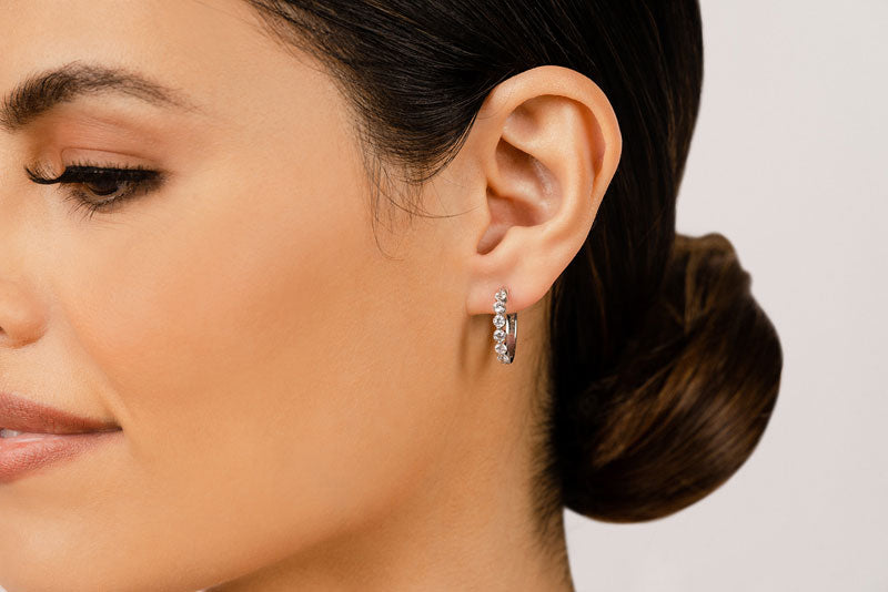 Noor Diamond Earrings - Lifestyle 1