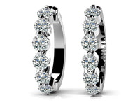 Noor Diamond Earrings - White Gold