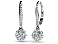Kaia Diamond Earrings - White Gold