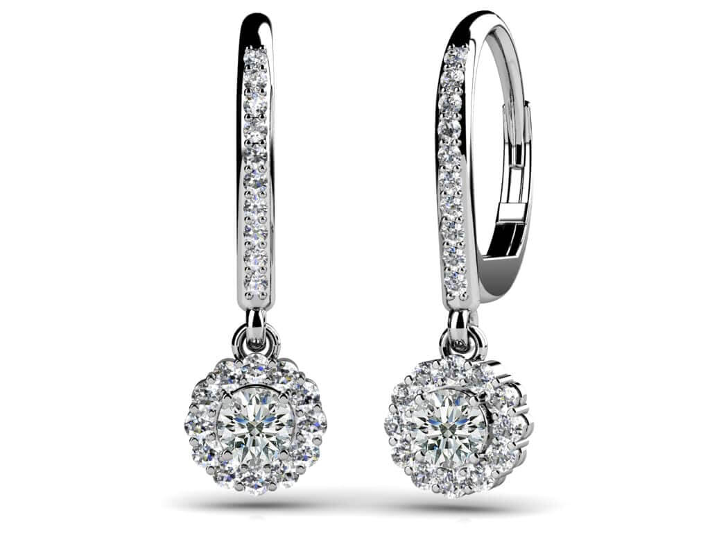 Kaia Diamond Earrings - White Gold