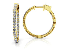 Aria Diamond Earrings - Yellow Gold