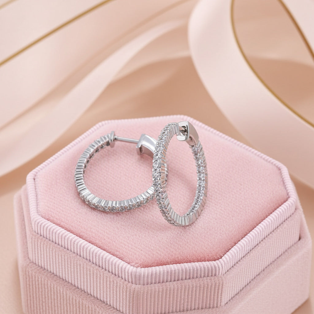 Aria Diamond Earrings - Lifestyle 2