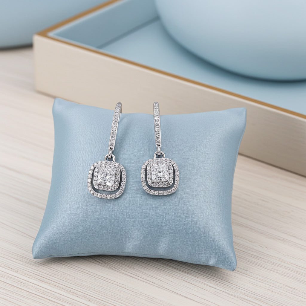 Talia Diamond Earrings - Lifestyle 2