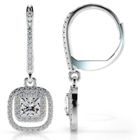 Talia Diamond Earrings - White Gold