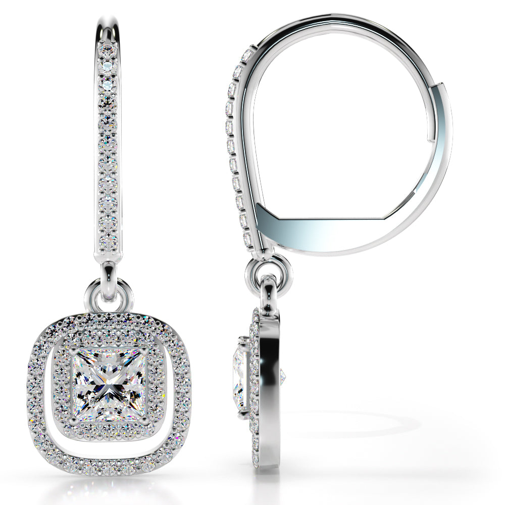 Talia Diamond Earrings - White Gold