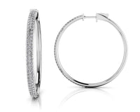 Dahlia Diamond Earrings - White Gold