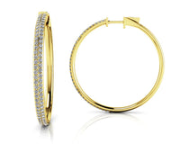 Dahlia Diamond Earrings - Yellow Gold