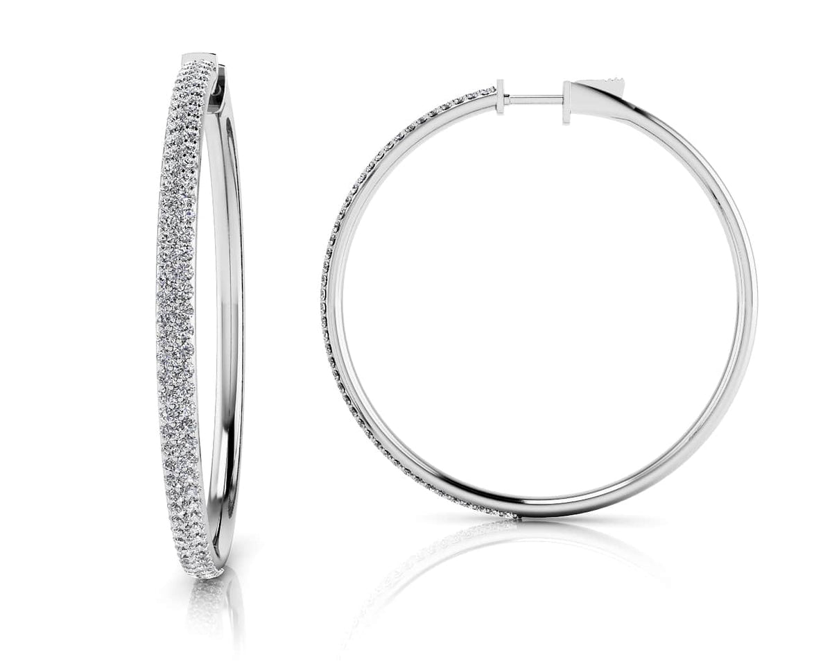 Alina Diamond Earrings - White Gold