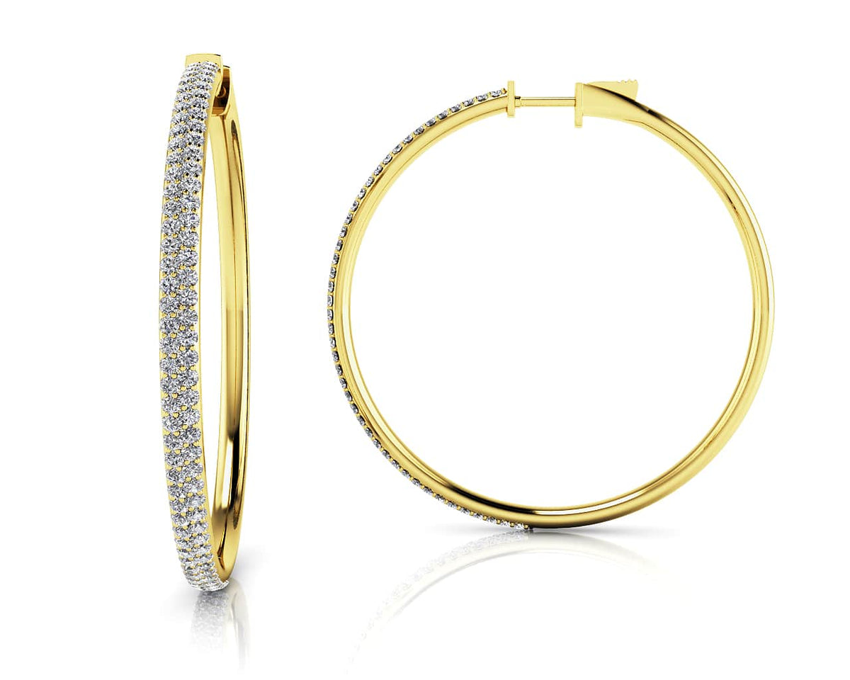 Alina Diamond Earrings - Yellow Gold